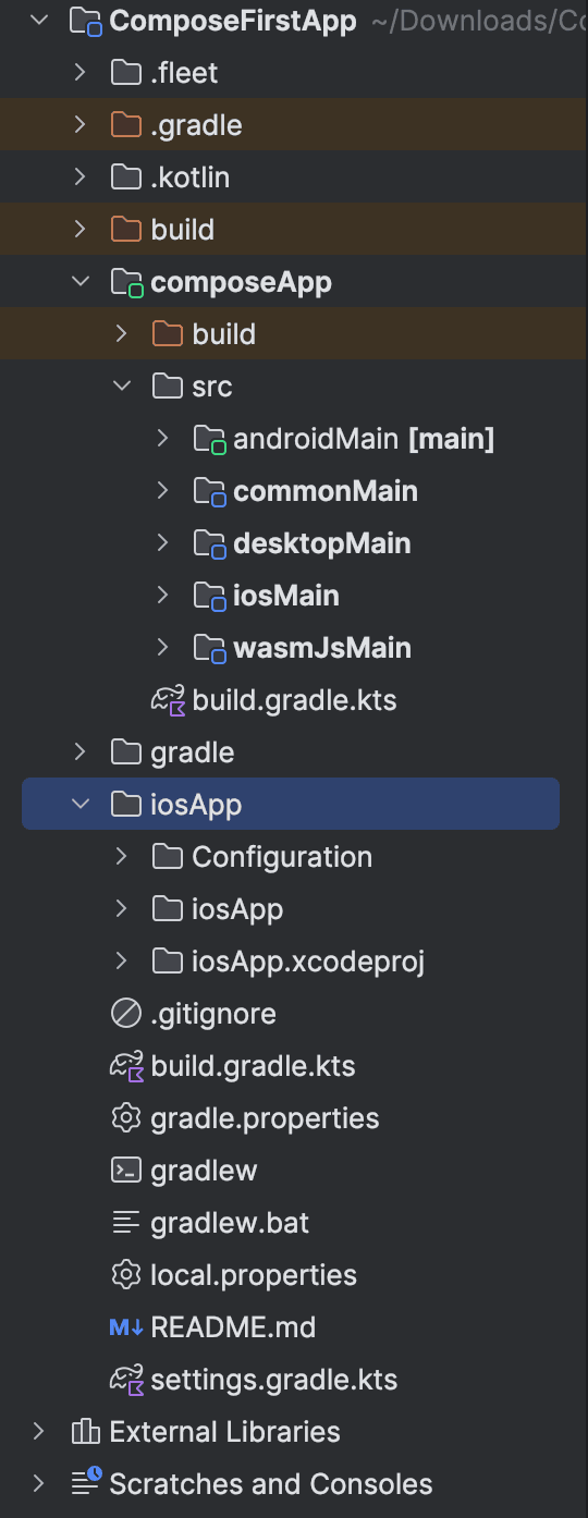 Compose Multiplatform Project Structure